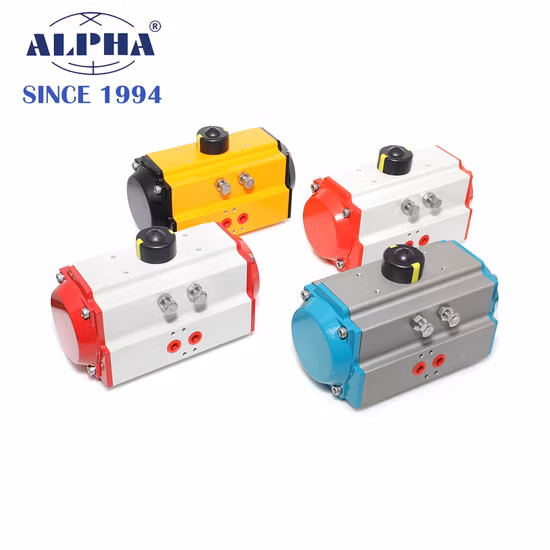 CE/SGS/ISO9001 Alpha C Serie Rt075r10 pneumatischer Zahnstangenantrieb für Butterventil oder Kugelventil