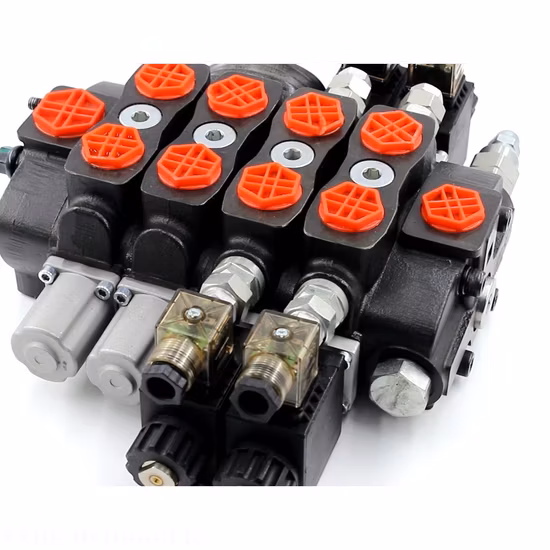 Hdcf50-2 Chinesischer Lieferant, zwei Spulen, hydraulisches elektrisches Magnetwegeventil für Sanitärfahrzeuge