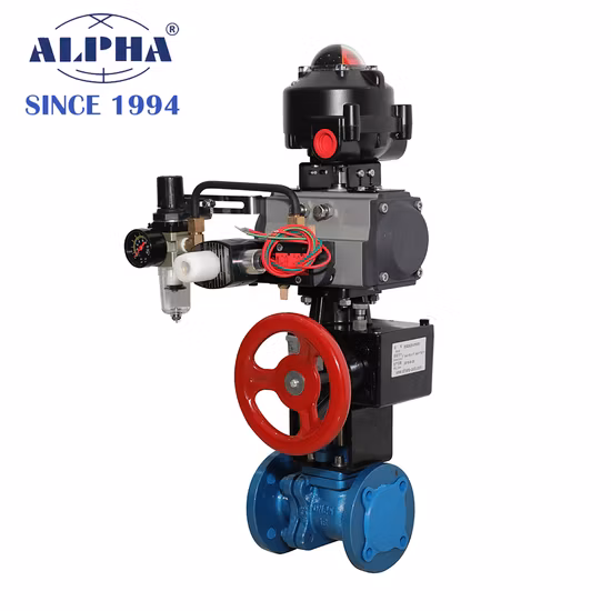 Alpha einfachwirkender pneumatischer Ventilantrieb Rt075sr mit Reduzierstück